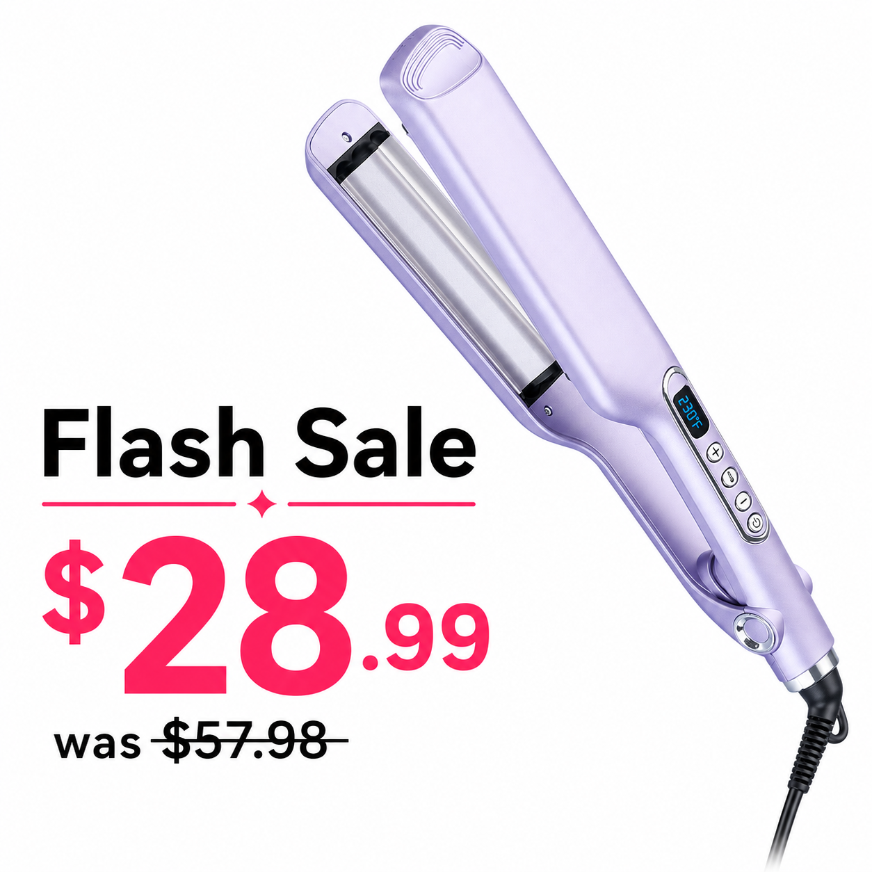 Curling Iron Beachy Waver