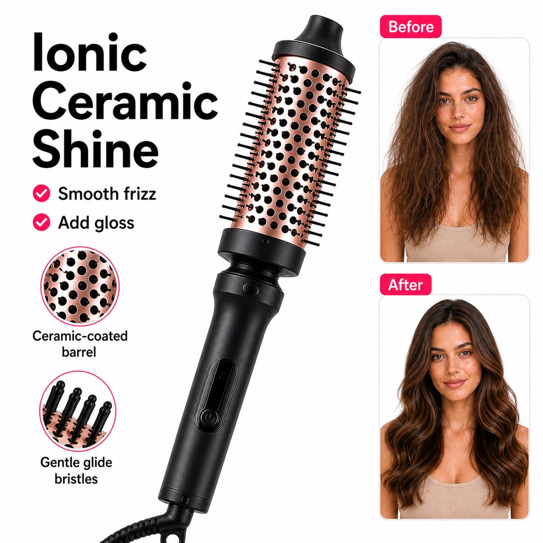 Multi-Curl 5-in-1 Ceramic Curling Wand Set