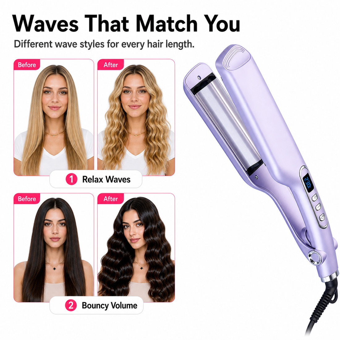 Curling Iron Beachy Waver